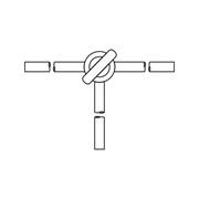 LLAVE DE VIDRIO 3 VIAS EN T 9 X100 NORMAX UN