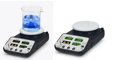 AGITADOR MAGNETICO C/PLACA CALEFACTORA HASTA 340°C, 0 A 1200RPM, 20L CAP. VMTECH TP-350E+