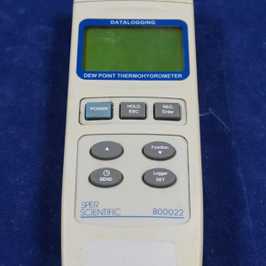 TERMOHIDROMETRO DEW POINT C/ DATALOGGER, CONEXIÓN RS232 Y SOFTWARE SPER SCIENTIFIC UN 800022