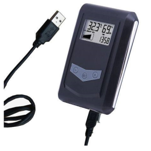 DATALOGGER TEMP Y HUM RNG -40° A 60°C. 10%-99%RH CONEX USB ASUN TEST KG100