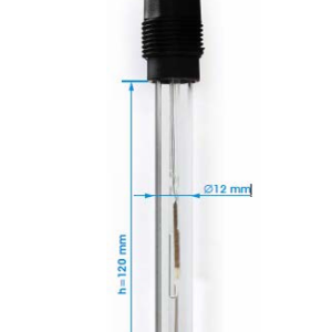 ELECTRODO PH 0-14 SNEX P/LODO, FLUIDO VISCOSO, PROTEINA LARGO 120MM DIA 12,7MM CABLE 5M CLEAN CS1568