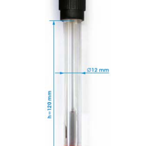 ELECTRODO PH 0-12 PARA SEMISOLIDOS 120MM LARGO CABLE 1M BNC CLEAN CS1212