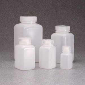 BOTELLA HDPE CUADRADA B/ANCHA 1000ML T/ROSCA NALGENE UN
