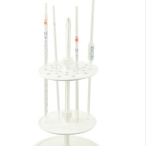 SOPORTE CARRUSEL (GIRATORIO) PARA PIPETAS VERTICAL 28 POSICIONES OBEROI GLASS UN 79102
