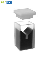 CUBETA MICRO VIDRIO NEGRA 0.05ML PASO OPTICO 10MM C/TAPA BSDLAB UN