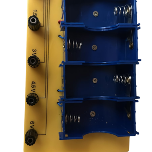 PORTA BATERIAS AMARILLO PARA 1.5V-3V-4.5V-6V SIWAY UN