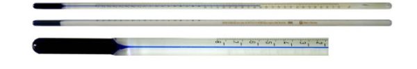 TERMOMETRO ASTM 99C ALCOHOL AZUL INMER P -50§A +5§C DIV 0.2§C LARGO 305MM INM 35MM THERMCO UN 99CBLS