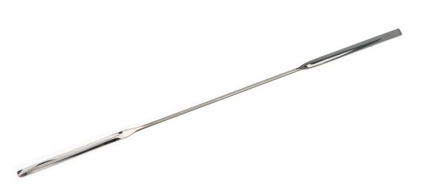 ESPATULA DOBLE PUNTA ACANALADA ACERO INOX L 185MM L ESPAT 40MM BOCHEM UN 03304