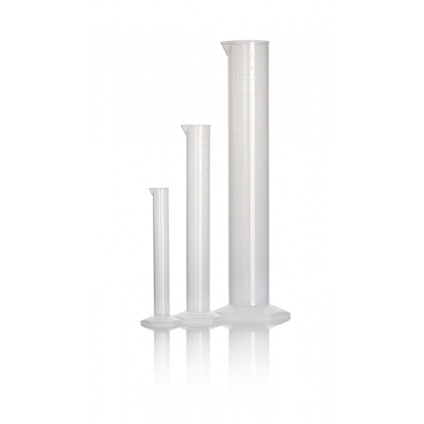 PROBETA PLASTICA 2000ML GRAD. RELIEVE BASE HEXAGONAL AZLON UN. CP2000P