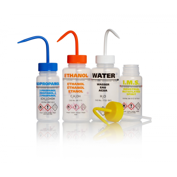 PIZETA PLASTICA 500ML ROTULO ACETONA ING-ESP-AL-FRA AZLON UN WGW537PML
