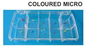 SET 12 MICROBARRAS MAGNETICA PTFE COLORES 8X1.5, 5X2, 7X2, 10X3 MM COWIE 13006