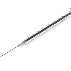 JERINGA AGUJA CEMENTADA N3 MOD. 1750, 250UL PTA 3, LARGO 10MM GAUGE 24 HPLC HAMILTON 81108