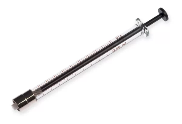 JERINGA VIDRIO CALIBRADA 500UL LUER LOCK GASTIGHT (LIQUIDOS Y GASES) HAMILTON UN CAL81220