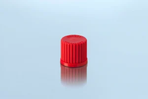 TAPA PLASTICA PBT ROSCA GL18 ROJA KIMAX 1170682 2UNID.