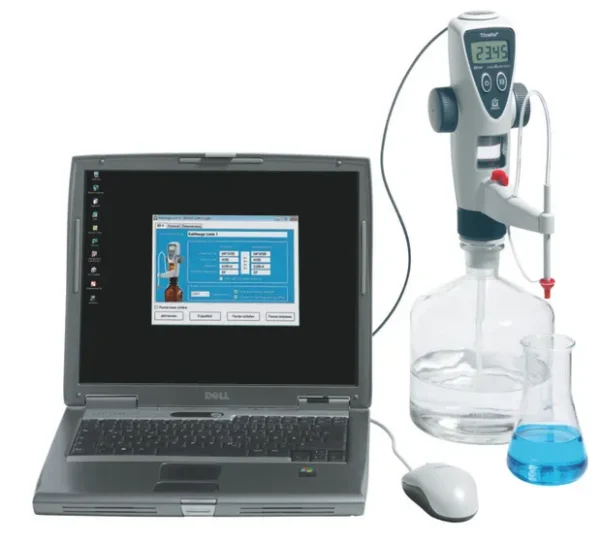 BURETA DIGITAL 50ML RESOLUCION 0,06ML MODELO TITRETTE CON PILAS BRAND UN 4760161 - Imagen 2