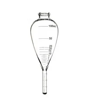 TUBO CENTRIFUGA CONICO 100ML FORMA PERA ASTM D96 KOEHLER UN