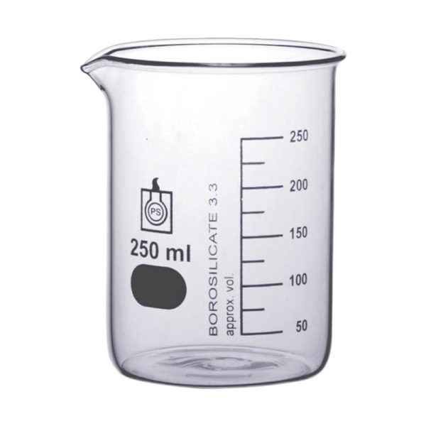 VASO PP DE VIDRIO F/BAJA 250ML HEAVY DUTY ASTM E960 KIMBLE 14005-250