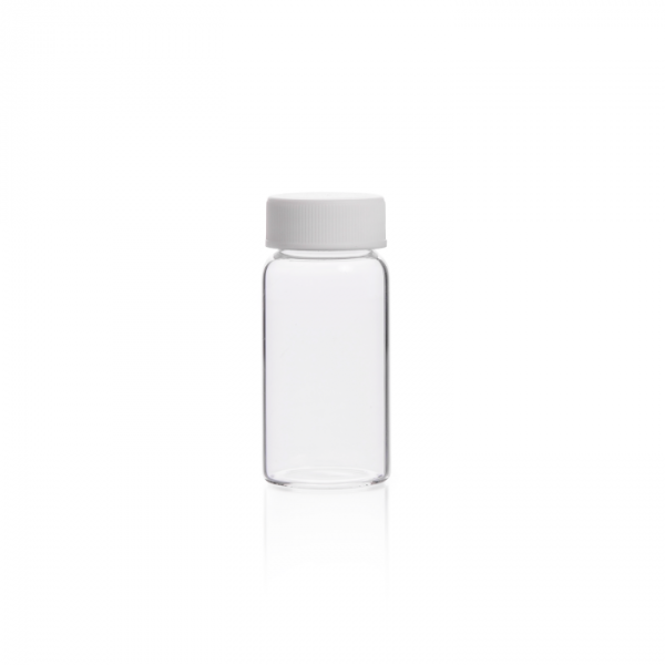 VIAL 20ML PLASTICO PE C/TAPA PP KIMBLE 58501-20 CJ 100UN