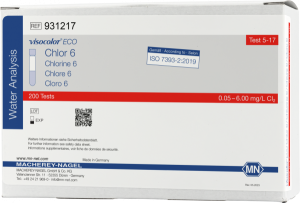 VISICOLOR ECO CHLORINE TERMINACION 0.05-6.00MG/L CL2 MACHEREY NAGEL SET 931217