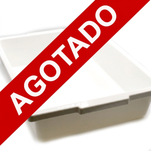 Bandeja de Polipropileno para laboratorio Quimico 45 x 35 x 7,5 cms altura