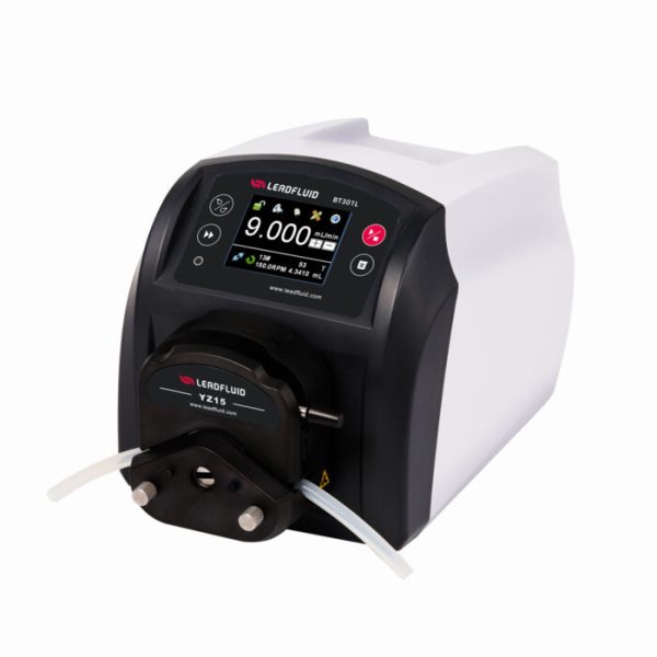 BOMBA PERISTALTICA TOUCH C/CABEZAL YZ25. VEL. 0.1 A 350RPM. FLUJO MAX. 990ML/MIN. LEAD FLUID BT301L+YZ25