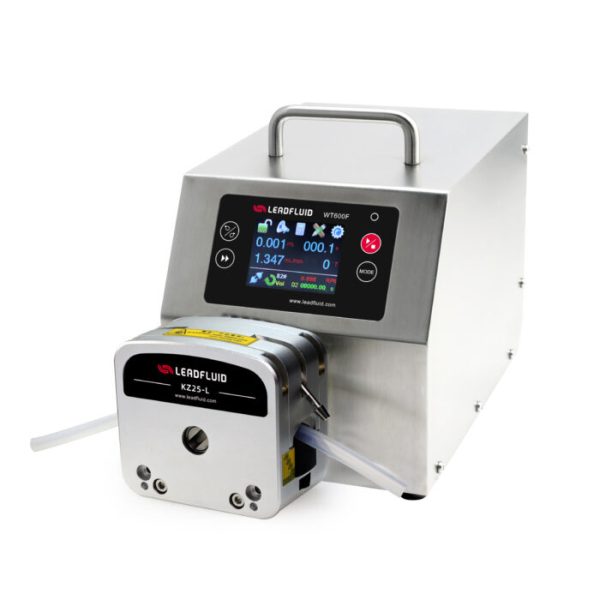BOMBA PERISTALTICA TOUCH C/CABEZAL KZ25 VEL. 0.1 A 600RPM. FLUJO MAX. 6000ML/MIN WT600F+KZ25