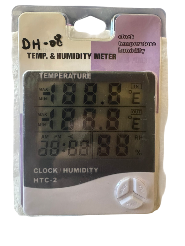 TERMOHIGROMETRO DIGITAL MEMORIA MAX/MIN VMTEMP DH-08