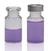VIAL VIDRIO TRANSP. 10ML NO INCLUYE TAPA CRIMP 22.5X46MM 100UN