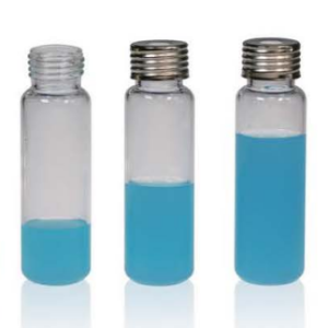 VIAL VIDRIO TRANSP. 20ML FONDO REDONDO NO INCLUYE TAPA ROSCA 22.5X75.5MM 100UN