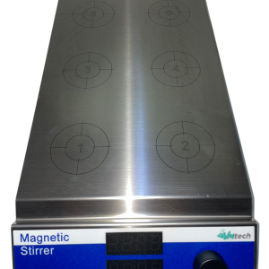 AGITADOR MAGNETICO MULTIPLE 6X500ML CONTROL INDEPENDIENTE HASTA 1500RPM VMTECH PTMS3-6